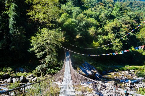 Nepal first day bridge